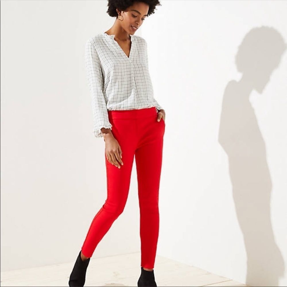 LOFT Marisa skinny pants 8 Tall